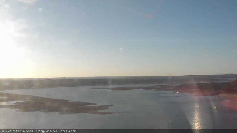 Lake Travis webcam, January 19, 2024 5:00 PM CT