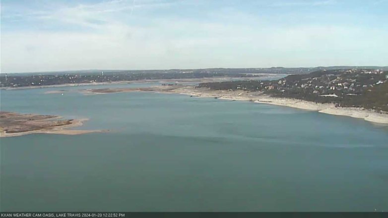 Lake Travis webcam, January 20, 2024 12:25 PM CT