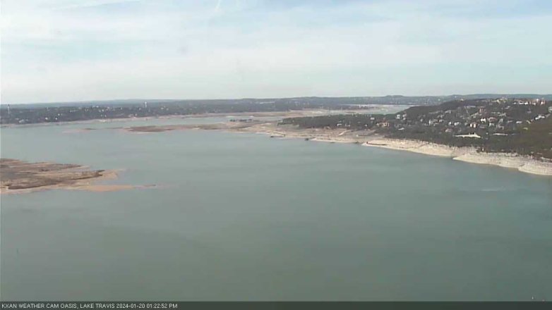 Lake Travis webcam, January 20, 2024 1:25 PM CT