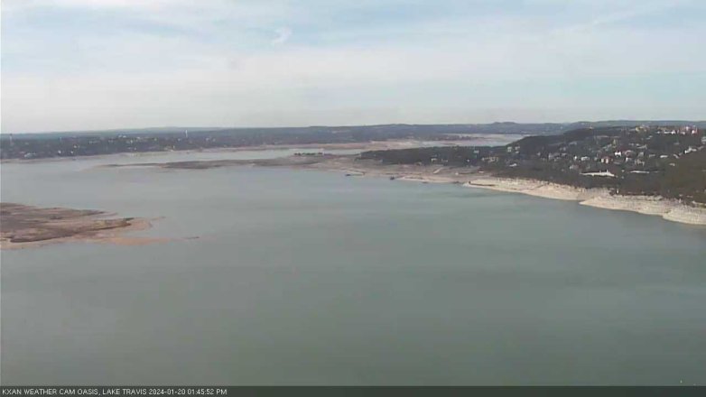 Lake Travis webcam, January 20, 2024 1:45 PM CT
