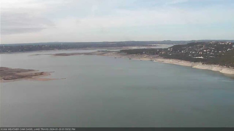 Lake Travis webcam, January 20, 2024 2:00 PM CT