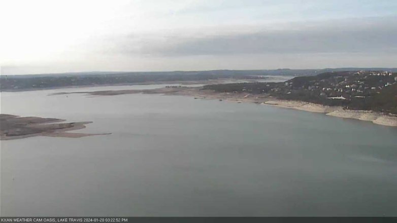 Lake Travis webcam, January 20, 2024 3:25 PM CT
