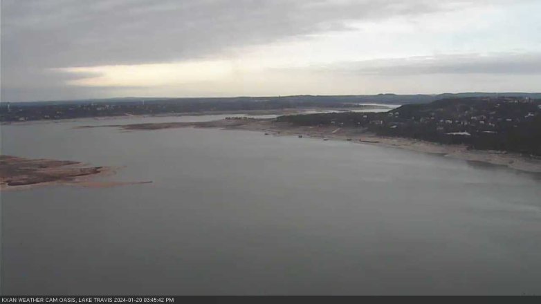 Lake Travis webcam, January 20, 2024 3:45 PM CT