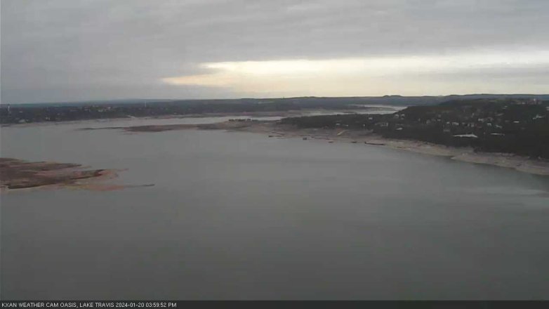 Lake Travis webcam, January 20, 2024 4:00 PM CT