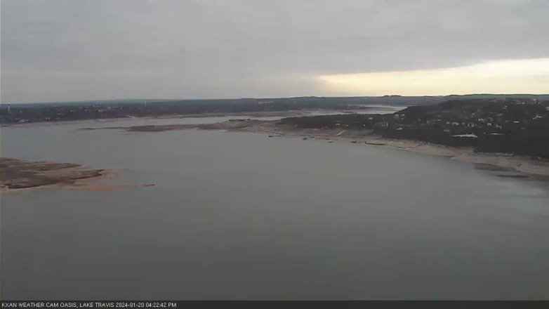 Lake Travis webcam, January 20, 2024 4:25 PM CT