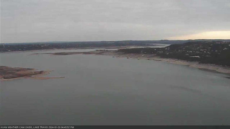 Lake Travis webcam, January 20, 2024 4:45 PM CT
