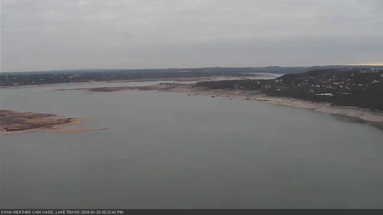 Lake Travis webcam, January 20, 2024 5:25 PM CT