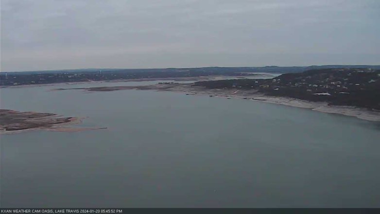 Lake Travis webcam, January 20, 2024 5:45 PM CT