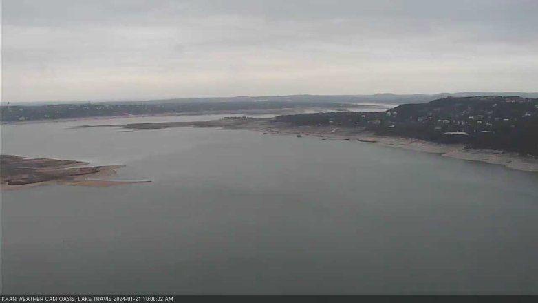 Lake Travis webcam, January 21, 2024 10:00 AM CT