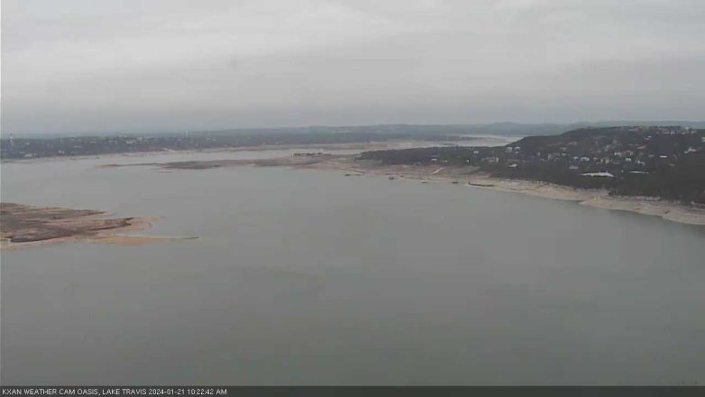 Lake Travis webcam, January 21, 2024 10:25 AM CT