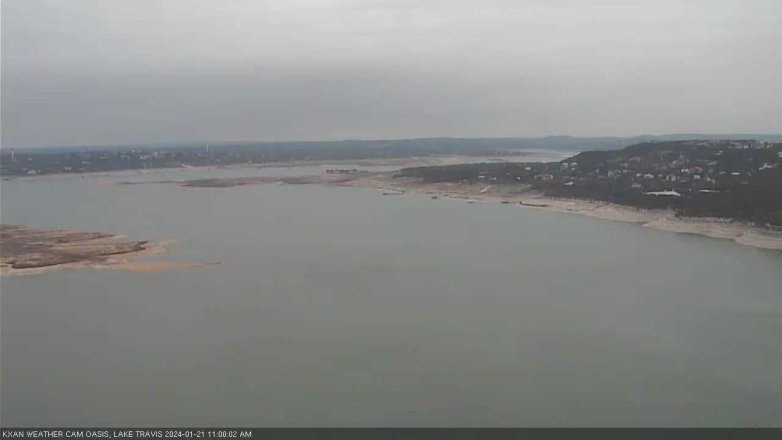 Lake Travis webcam, January 21, 2024 11:00 AM CT