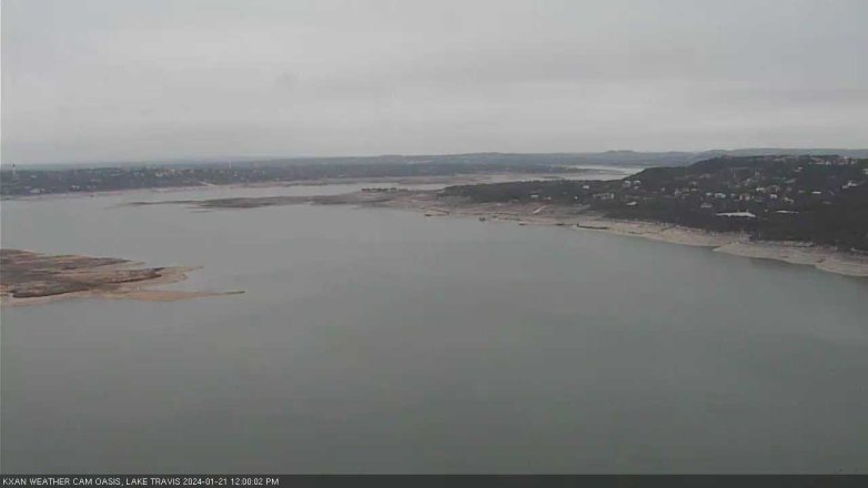 Lake Travis webcam, January 21, 2024 12:00 PM CT