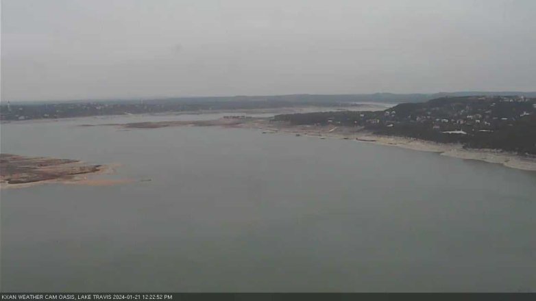 Lake Travis webcam, January 21, 2024 12:25 PM CT