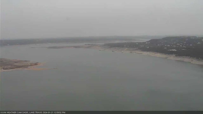 Lake Travis webcam, January 21, 2024 1:00 PM CT