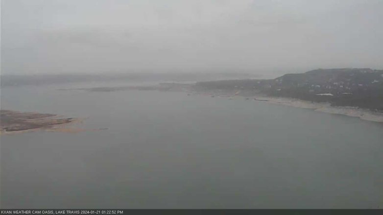 Lake Travis webcam, January 21, 2024 1:25 PM CT