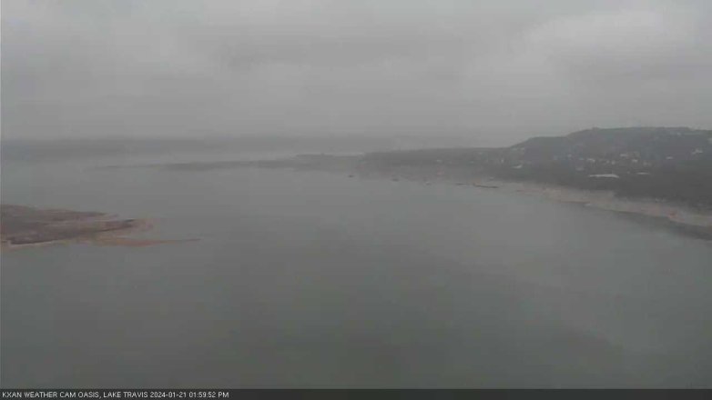 Lake Travis webcam, January 21, 2024 2:00 PM CT