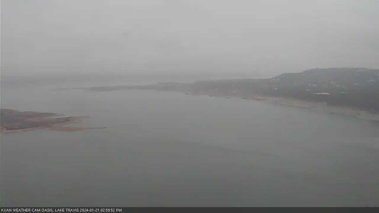 Lake Travis webcam, January 21, 2024 3:00 PM CT