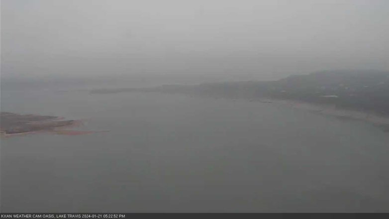 Lake Travis webcam, January 21, 2024 5:25 PM CT