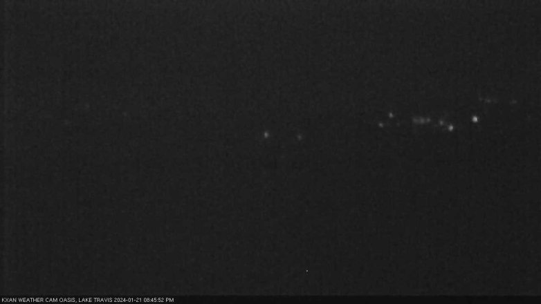 Lake Travis webcam, January 21, 2024 8:45 PM CT