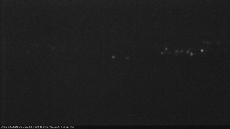 Lake Travis webcam, January 21, 2024 9:00 PM CT