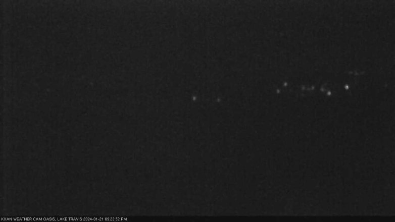 Lake Travis webcam, January 21, 2024 9:25 PM CT