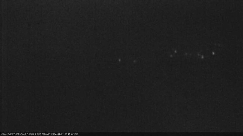 Lake Travis webcam, January 21, 2024 9:45 PM CT