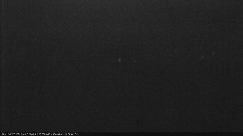 Lake Travis webcam, January 21, 2024 11:25 PM CT