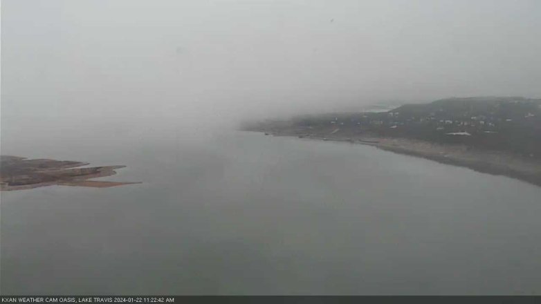 Lake Travis webcam, January 22, 2024 11:25 AM CT