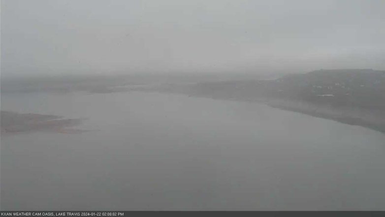 Lake Travis webcam, January 22, 2024 2:00 PM CT