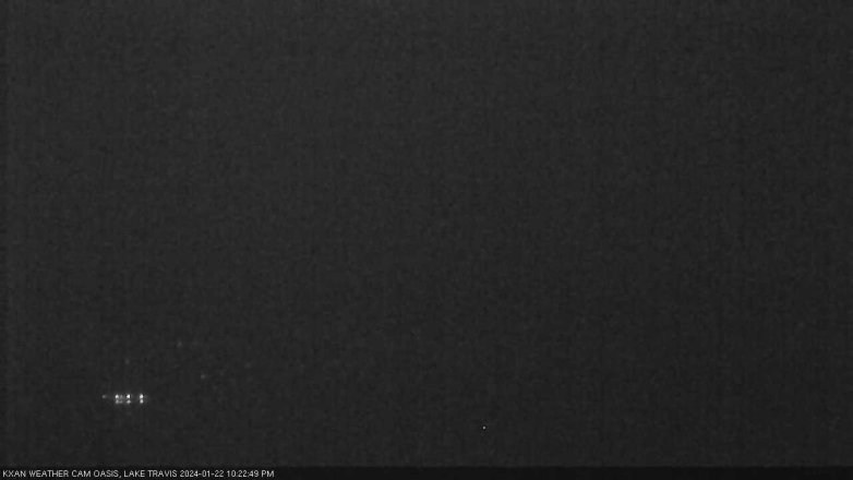 Lake Travis webcam, January 22, 2024 10:25 PM CT