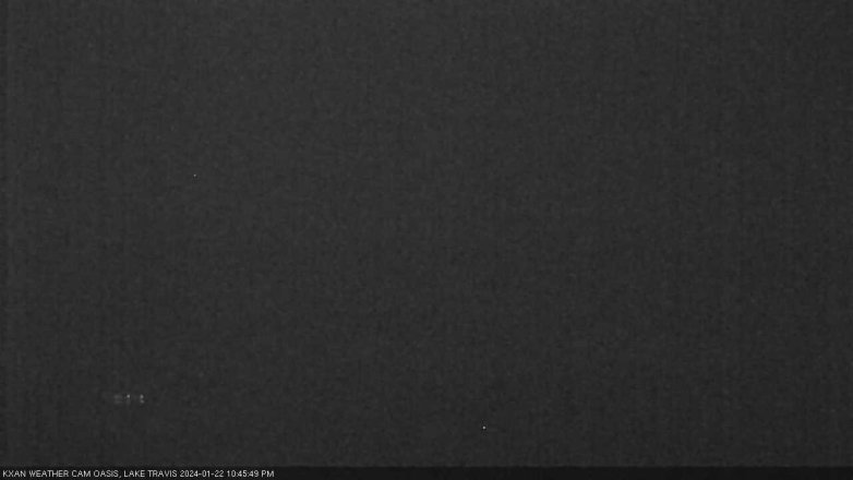 Lake Travis webcam, January 22, 2024 10:45 PM CT