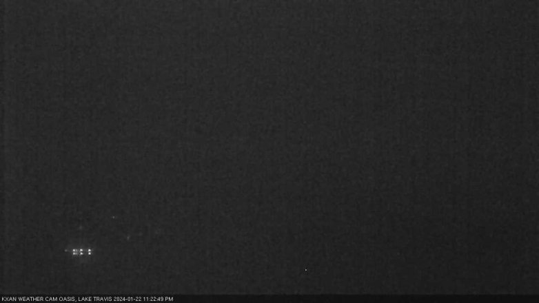 Lake Travis webcam, January 22, 2024 11:25 PM CT