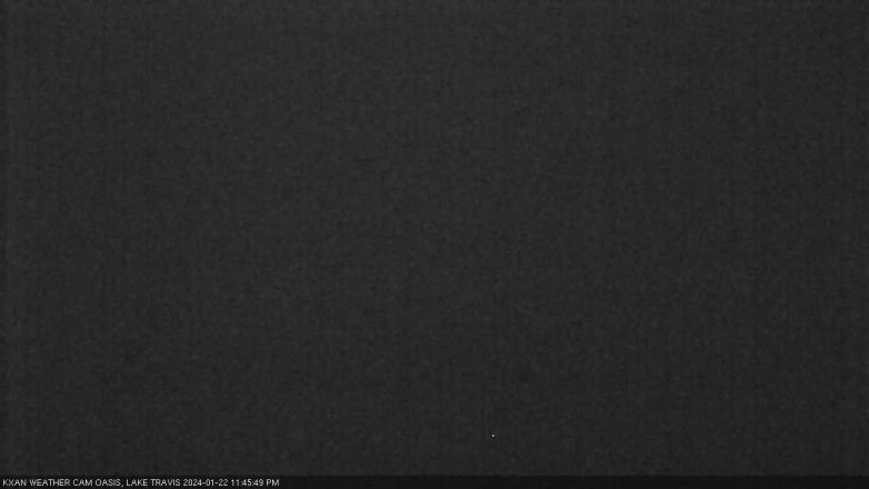 Lake Travis webcam, January 22, 2024 11:45 PM CT