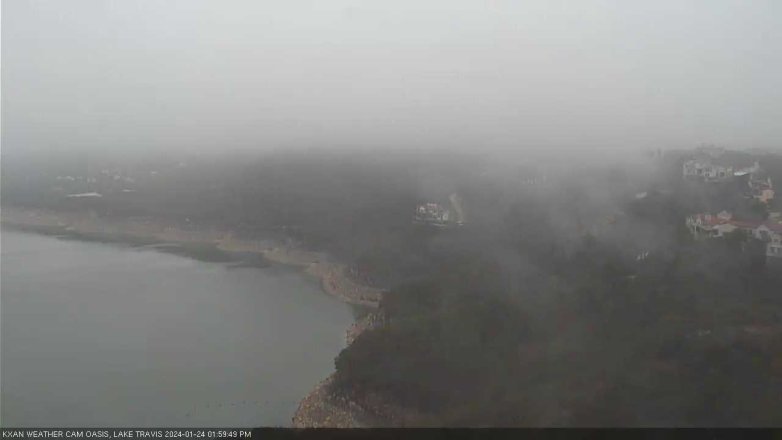 Lake Travis webcam, January 24, 2024 2:00 PM CT