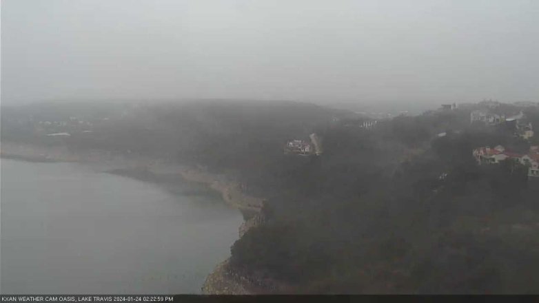 Lake Travis webcam, January 24, 2024 2:25 PM CT