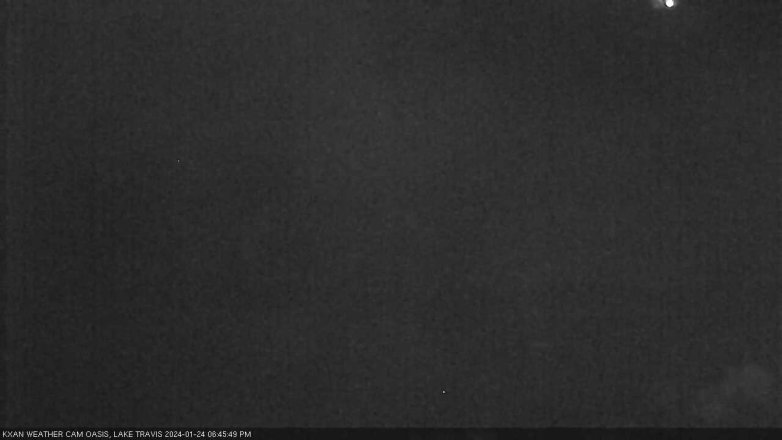 Lake Travis webcam, January 24, 2024 6:45 PM CT