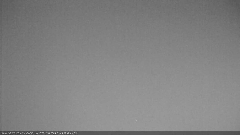 Lake Travis webcam, January 24, 2024 7:45 PM CT