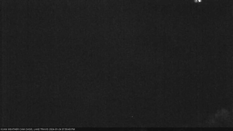 Lake Travis webcam, January 24, 2024 8:00 PM CT