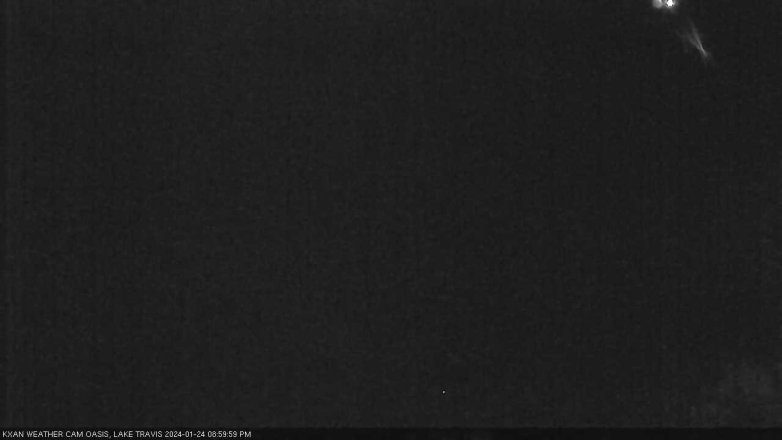 Lake Travis webcam, January 24, 2024 9:00 PM CT