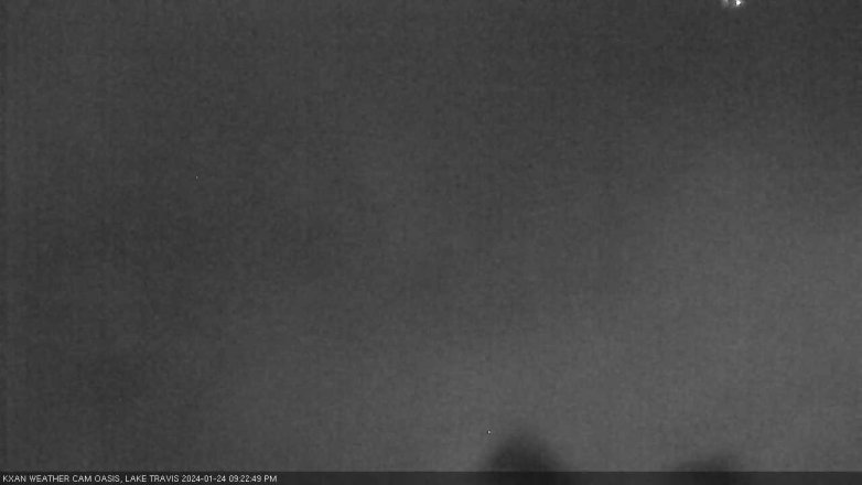 Lake Travis webcam, January 24, 2024 9:25 PM CT