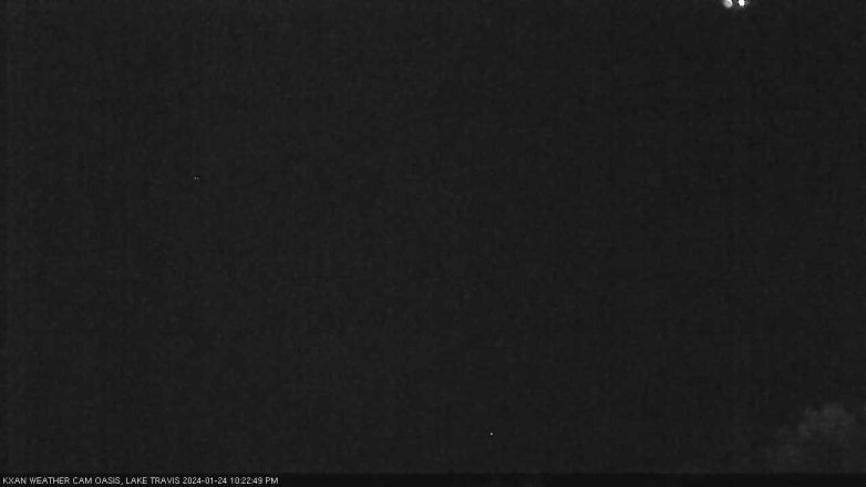 Lake Travis webcam, January 24, 2024 10:25 PM CT