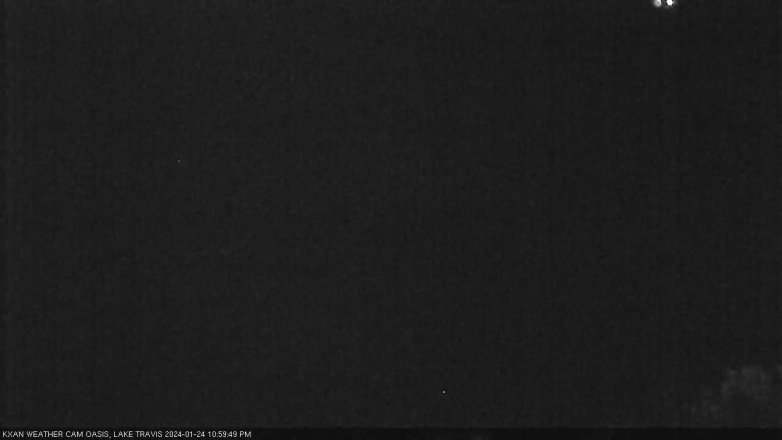 Lake Travis webcam, January 24, 2024 11:00 PM CT