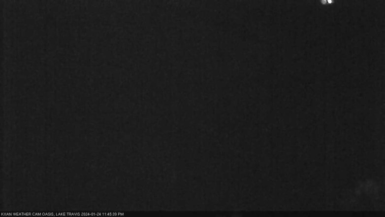 Lake Travis webcam, January 24, 2024 11:45 PM CT