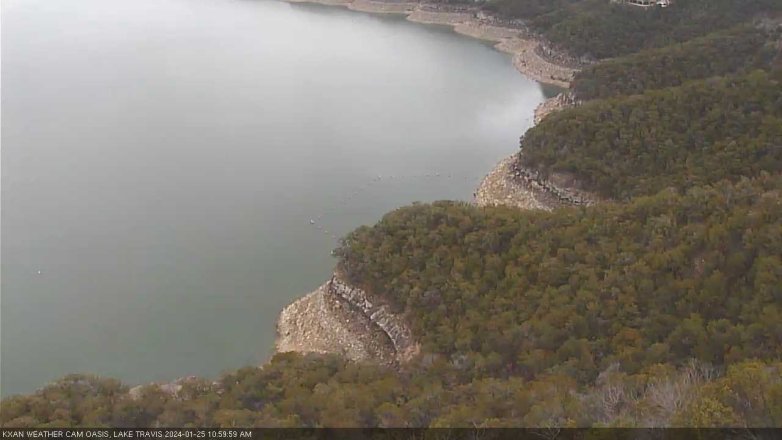 Lake Travis webcam, January 25, 2024 11:00 AM CT