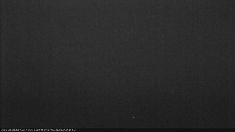 Lake Travis webcam, January 25, 2024 8:45 PM CT