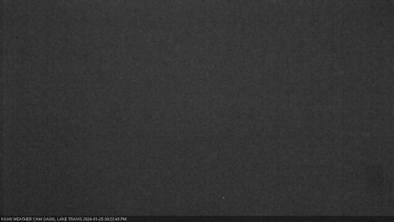 Lake Travis webcam, January 25, 2024 9:25 PM CT