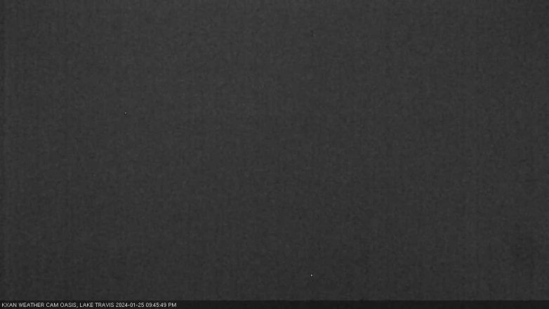 Lake Travis webcam, January 25, 2024 9:45 PM CT