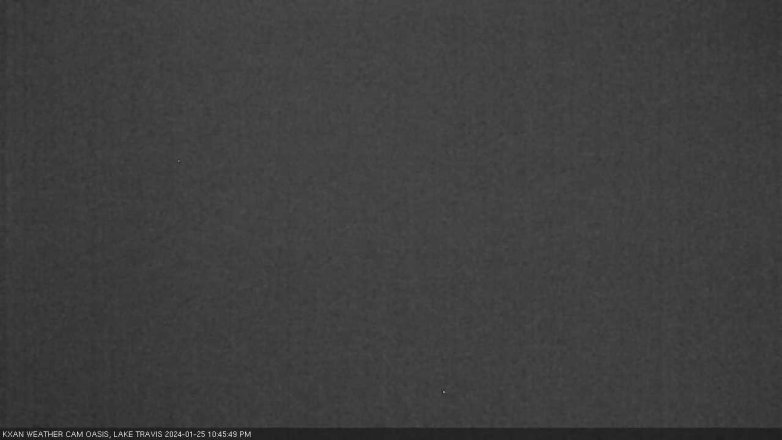 Lake Travis webcam, January 25, 2024 10:45 PM CT