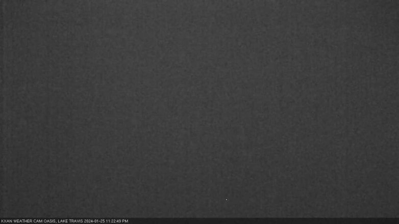 Lake Travis webcam, January 25, 2024 11:25 PM CT