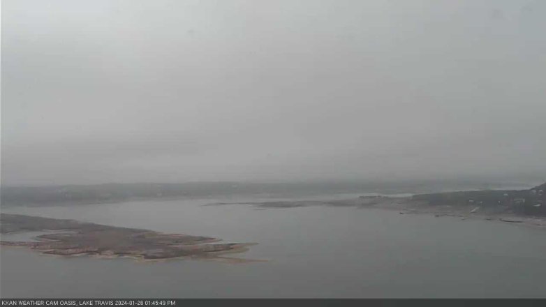 Lake Travis webcam, January 26, 2024 1:45 PM CT